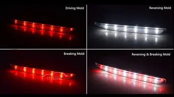 Rdeče Leče Odbijača Reflektorji LED Varnostno Zavoro Vzvratno Luč Za Mazda3 04-09 Mazdaspeed3 Axela BK5P BKEP BK3P