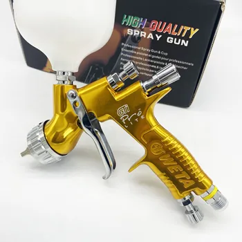 WETA GTI PRO spray barve pištolo 1.3 mm Airbrush čisto AL oblikovati brezzračnim spray pištolo za barvanje avtomobila Pnevmatsko orodje air brush škropilnica