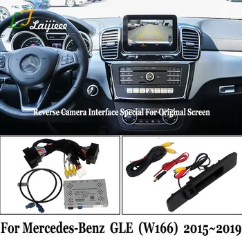 Za Mercedes Benz GLE W166~2019 Povratne Fotoaparat Kit / HD Pogled od Zadaj Backup Parkiranje Fotoaparat Z Vmesnikom Posodobitev OME Zaslon