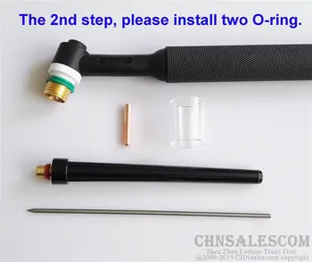 CHNsalescom 26 kos TIG Varjenje Plina Objektiv #10 Stekla Pyrex Pokal Komplet za WP-9/20/25 1.6 mm 1/16