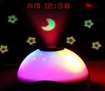 Visoka Kakovost Novih 7 Barv LED Spremenite Star Night Light Magic Projektor Osvetlitev Ure