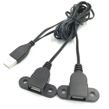 USB 2.0 A Moški 1 do 2 Dual Ženski USB Vozlišča za Podatke iz Napajalnika Y Razdelilnik USB, Polnjenje Napajalni Kabel Kabel Podaljšek Kabla 22AWG