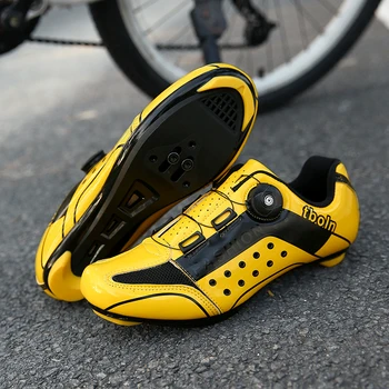 Cestni kolesarski čevlji pisane reflektivni barva spreminja, Strokovno Gorsko Kolo Dihanje Kolesarske Dirke samozapiralni Čevlji