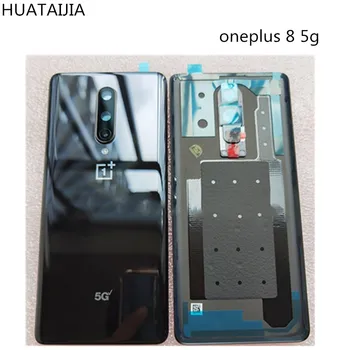 Novo plus 8 baterijo nazaj kritje za Oneplus8 nazaj primeru nazaj lupini Oneplus 8 5g original ohišje z lečo in okvir