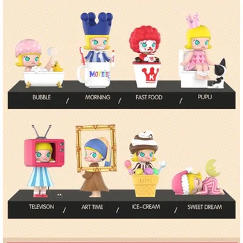 13 Slog Popmart MOLLY Dan Serije Slepo Polje Igrače Lutka Naključno Cute Anime Slika Darilo