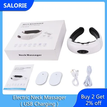 USB Vrat Massager Cervikalno Masažo Instrument Električni Telo Lajšanje Bolečin Mišični Stimulator Sprostitev Pralni Zdravstvenega Varstva Fitnes