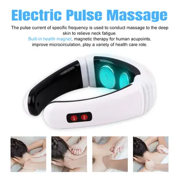 USB Vrat Massager Cervikalno Masažo Instrument Električni Telo Lajšanje Bolečin Mišični Stimulator Sprostitev Pralni Zdravstvenega Varstva Fitnes