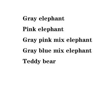 30 cm Boo Pokukati Slon & medvedek, Polnjene Živali, Plišastih Lutka Predvajanje Glasbe Slon Izobraževalne Igrače Darilo Za Otroke Otrok