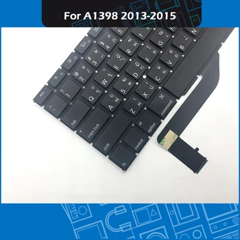 Nov Laptop A1398 Zamenjava tipkovnice Tajski Postavitev Za Macbook Pro Retina 15-palčni Tajska tipkovnico Pozno 2013 Sredine Sredine leta