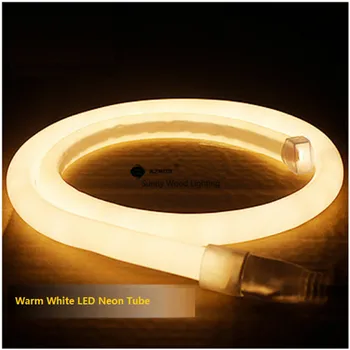 1-10 m 16 mm standard premer okrogle Neon flex,120pcs 2835/m, 360-stopinjski razsvetljavo led neon cevi ,220-240V led prijavite odbor cev