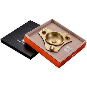 CIGARLOONG cigar letnik bronasto pepelnik dekoracijo Velike cigar dima detektor gift box embalaže CE-06