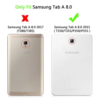 Odstranite Brezžično Tipkovnico Bluetooth Primeru Pokrovček za Samsung Galaxy Tab A 8.0 SM-T350 T350 T355 P350 s Screen Protector Film Pero