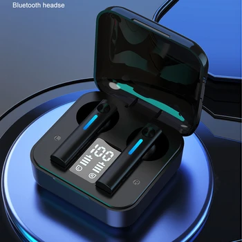 T13 TWS Brezžične Bluetooth Slušalke Power LED Zaslon Slušalke z Mikrofonom Noise Cancel Slušalke za V Uho Čepkov