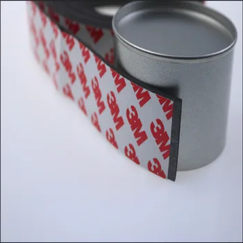 30x1.5 mm, magnet iz gume Prožen Magnetni trak s 3M traku, Hladilnik magnet, Magnetne nalepke
