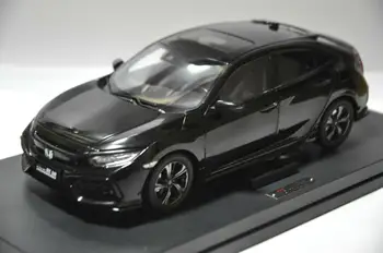 1:18 Diecast Model za Honda Civic 2020 MK10 Black Hatchback Zlitine Igrača Avto Miniaturni Zbirka Darila