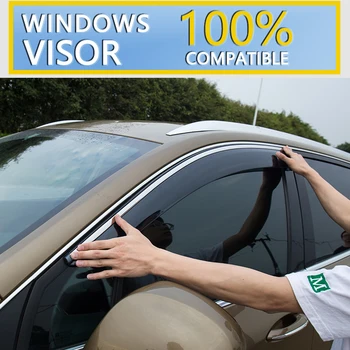 Za Hyundai i25 Naglas Verna RB 2011~2018 Okno Vizir Vent platnene strehe, Dež Stražar Ter Primeru Zavetišča Strani Zaščititi Dodatki