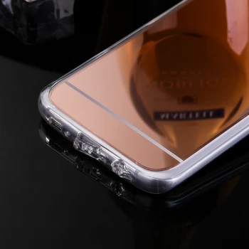 Razkošje za Samsung Galaxy S5 S4 S3 Opomba 3 4 5 Ohišje Ogledala TPU Nazaj Telefon Pokrovček za Samsung Galaxy S7 S6 Rob Plus Note5 G530 Cas