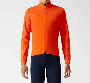 2019 vse sezone oranžna lahek kolesarski dež Suknjič windproof tehnologijo, visoko dihanje 3-slojna tkanina nepremočljiva jakna
