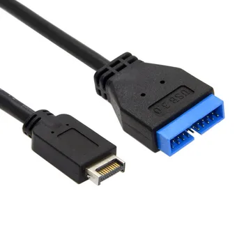 0,2 M USB 3.1 tip-c MINI 20 pin Prednji Panel Header za USB 3.0 standard 19/20pin Glava Podaljšek 20 cm za ASUS matična plošča