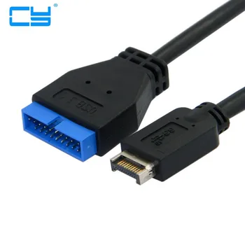 0,2 M USB 3.1 tip-c MINI 20 pin Prednji Panel Header za USB 3.0 standard 19/20pin Glava Podaljšek 20 cm za ASUS matična plošča