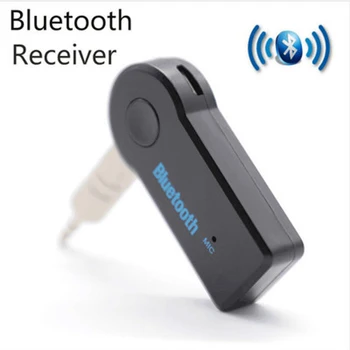 Mini 3,5 MM Priključek AUX Zvok Glasbe MP3, Bluetooth, Sprejemnik Komplet Brezžične Prostoročno Zvočnik Slušalke Napajalnik Za Avtomobilski Stereo sistem