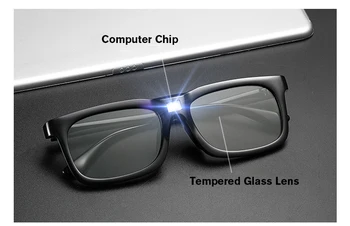 0.1 S Pametno Photochromic Polarizirana sončna Očala, Kaljeno Steklo LCD Zaslon sončna Očala za Vožnjo Streljanje, Ribolov, Vožnja Vožnja