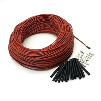 Nizki stroški večnamenske 12K 33ohm ogljikovih vlaken grelni kabel talna grelna žica 100m novo infrardeče visoke kakovosti grelni kabel