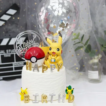 Resnično 11 cm Srčkan Jezen Pikachu PVC Dejanje Lutka Anime Risanke Pokemon Lutka Zbirka Model Otroci Igrače Božič Darilo za Rojstni dan