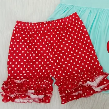 2021 Poletje Obrabe, Dekleta Obleke Jastog Tiskanja Tunika Red Dot Led, Hlače Otroci Boutique Oblačila