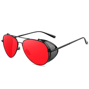 Moda Steampunk sončna Očala blagovne Znamke Design Moški Ženske Letnik Kovinski Steam Punk sončna očala UV400 Odtenki Očala Gafas de Sol