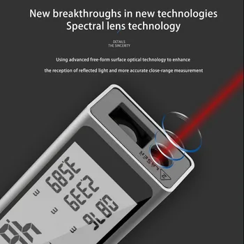 Novi Bluetooth 40M 30M Laser Rangefinder Laser Distance Meter Trena Laser Trak Range Finder Graditi Ukrep, Naprave Ravnilo Orodje za Preizkus