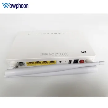 10pcs gpon ont usmerjevalnik ZTE F660 V8 1GE+ 3FE+ USB+ TEL+ Wifi zunanjo anteno 5dbi SC UPC gpon modem ont