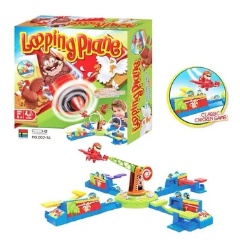 Otroške igrače puzzle izmet rotacijski zrakoplova električna letala piščanec brezplačne spletne igre starši-otrok, interaktivne table igre