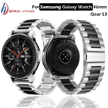 22 mm Kovinski Watchband Za Huawei Watch GT2 Zapestnica Za Samsung Galaxy 46mm Prestavi S3 Zapestje Trak Trak Amazfit GTR za Hitro namestite