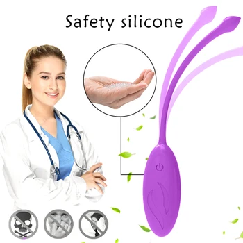 Brezžični Daljinski upravljalnik Vibrator iz Silikona, Jajca, Vibratorji Sex Igrače USB Polnilne G Spot Vaginalne Bullet Vibratorji Za Odrasle