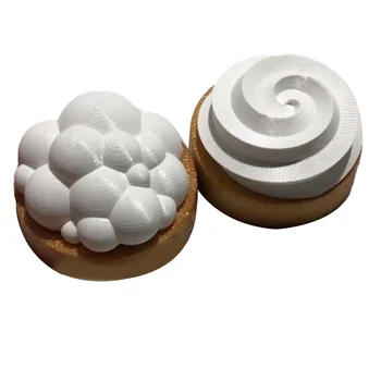 SHENHONG 8 Votlini Spirala Čokoladno Pecivo Mousse Plesni Oblak Silikonski Torto Plesni Muffin Pecivo francosko Sladico Pladenj za Peko Orodje