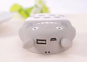 Totoro Moči Banke 18650 Karton 12000mAh Prenosni Polnilec Powerbank USB Zunanji Rezervno Baterijo za telefon 5 6 7 8 s Plus