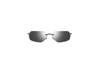 EVUNHUO Matrika Morpheus Polarizirana sončna Očala Film sončna očala moških titana Ultralahkih Rimless Ovalne očala Oculos Gafas De Sol