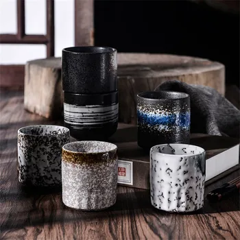 Japonski Slog, Čaj Skledo, Keramični Teacup Letnik Tea Cup Urad Skodelice Vode Posoda Teaware Drinkware Ustvarjalne Teacups Obrti