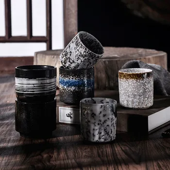 Japonski Slog, Čaj Skledo, Keramični Teacup Letnik Tea Cup Urad Skodelice Vode Posoda Teaware Drinkware Ustvarjalne Teacups Obrti