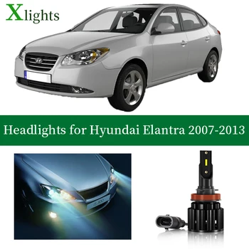 Xlights Za Hyundai Elantra 2007 2008 2009 2010 2011 2012 2013 Led Smerniki Žarnice, Nizko Žarek Žarnice Žarometa Auto Svetlobe Dodatki