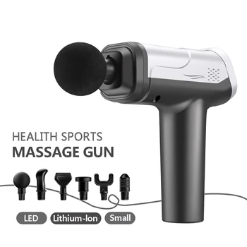 Vibracije Električna Masaža Pištolo LCD Monitor Massager Mišični Trening Masaža Nazaj Obraz Massager za Vrat Hujšanje Telesa Massagers