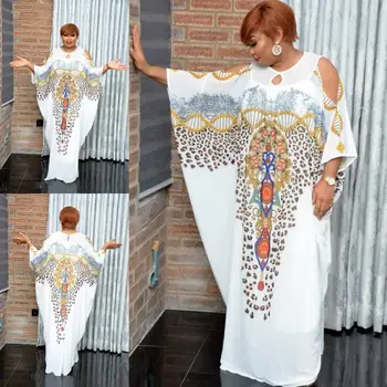 2 Delni Set Afriške Obleke Za Ženske Afriki Oblačila Muslimanskih Dolgo Obleko Visoke Kakovosti Dolžina Modni Tisk Afriške Obleko Za Lady