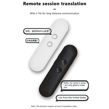 Dve Poti Enostavno Trans Smart Glasovni Jezik Prevajalec Prenosni Bluetooth 5.0 Podpora 42 Jezikov