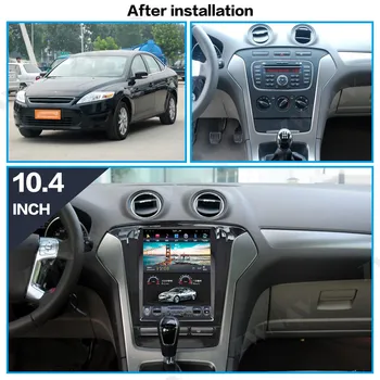 Carplay DSP Android 9 PX6 Za Ford Mondeo MK4 2011 -2013 Navpično Tesla Radio Zaslon Avto Multimedijski Predvajalnik, Stereo GPS Navigacija