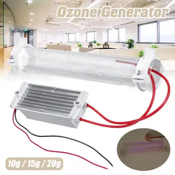 10 G/15G/20 G Silicijevega Cev Ozon Generator Ozonizer Za Čiščenje Zraka AC220V DIY