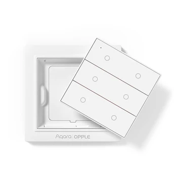 Original Aqara Brezžično Smart Stikalo Za Stensko Stikalo Delo Z ZigBee 3.0 Mijia Apple App HomeKit Stensko Stikalo Opple Pametni Dom
