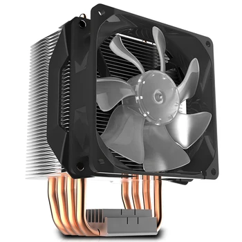 Cooler Master RR-H410-20PK-R1 T410R 4pin PWM CPU Hladilnik 92mm Ventilator LED Tiho CPU hlajenje radiator ventilator Za intel LGA 115X AMD AM4