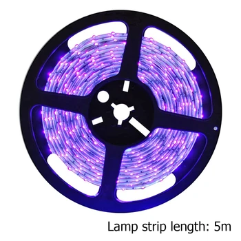 Vodoodporna LED Niz Luči 5m 3528 UV Lahki Cage Traku Trak Svetilka Visi Lampshade Stropna Luč za Bar Fazi