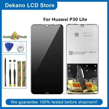Mobilni telefon Pribor Za Huawei P30 Lite LCD Zaslon na Dotik Skupščine Zamenjava Za Huawei Nova 4e/P 30 Lite MAR-LX3A LX1 LX3